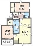 立川市高松町３丁目の間取図