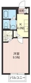 国立市谷保の間取図