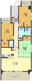 国立市富士見台3丁目の間取図