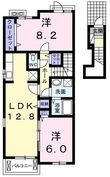 青梅市大門2丁目の間取図