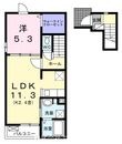 青梅市長淵8丁目の間取図