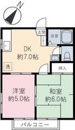 府中市緑町2丁目の間取図