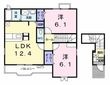 東大和市湖畔３丁目の間取図
