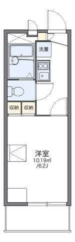 拡大写真:東大和市立野1丁目 3階K6の間取り