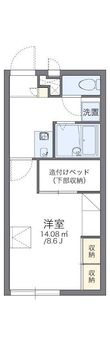 レオパレススワホームの間取図