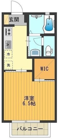 拡大写真:八王子市館町 1階102の間取り