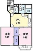エメラルドガーデン2の間取図