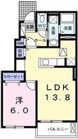 オーベルジーヌの間取図