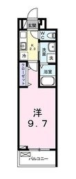 写真：青梅市師岡町４丁目 2階204の間取図
