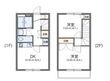 レオパレスMarch98の間取図