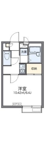 拡大写真:レオパレスドルチェ 3階301の間取り