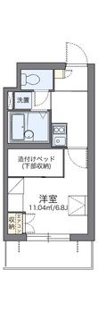 レオパレスシェル都IIIの間取図