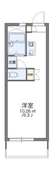 福生市北田園2丁目の間取図