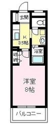 ヴィラマルーンの間取図