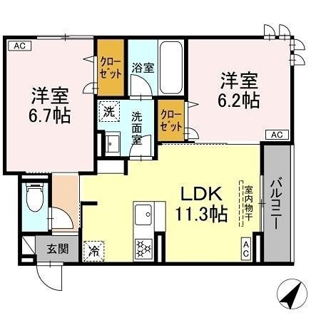 日野市豊田3丁目の外観