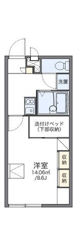 拡大写真:青梅市友田町4丁目 1階K1の間取り