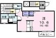 福生市牛浜の間取図