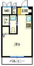 第6みぞたコーポの間取図