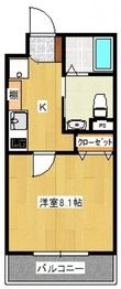 カサグランデⅡの間取図