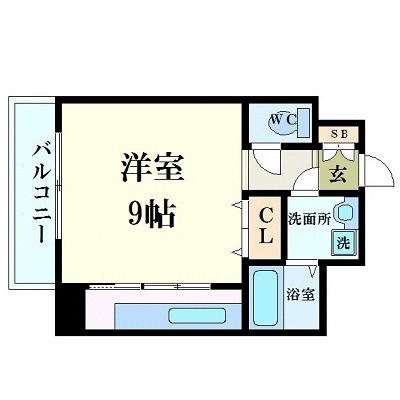 拡大写真:BOND BLD.Ⅳ 7階701の間取り