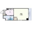 パレグレース中広Ⅱの間取図