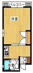 コーポ御幸の間取図