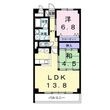 プラザ初雪Ａ－１の間取図