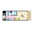 プレサンス広島中央の間取図