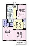 イーストヒルズの間取図