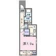 カルム古市橋の間取図
