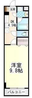 ピアチェーレ皆実の間取図