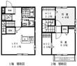 Green　Clover　C　(メゾネット)の間取図