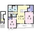 ネオヴィータ Ⅱの間取図