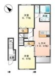 サンガーデンⅡの間取図