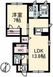 ファミーユ北大河の間取図