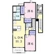 カーサ セレノ Aの間取図