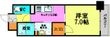 ラルジュ皆実の間取図