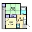 コーポ福島の間取図