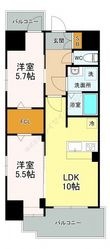 カシマ上東雲の間取図