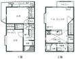 コーポプランタンA棟の間取図