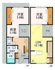 M-STYLE北大河の間取図