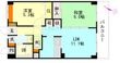 第1柴田マンションの間取図