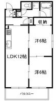 K1ハイム東雲の間取図