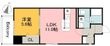 西蟹屋K.Kの間取図