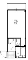 出汐コーポの間取図