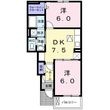 クローバーＭの間取図