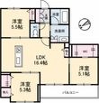 ファンコート堀越 弐番館の間取図