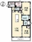 ファンコート東青崎の間取図