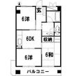 奥野マンションの間取図