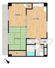 見口マンションの間取図